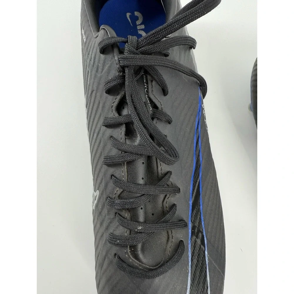 Nike Zoom Vapor 15 Academy FG MG Black Blue New‎ Soccer Cleats Mens Size 11